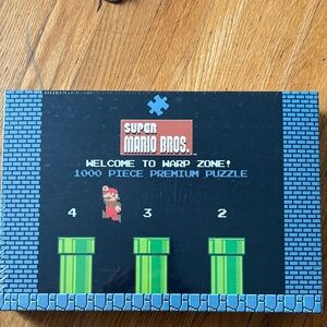 Super Mario Bros Black and Green Puzzle